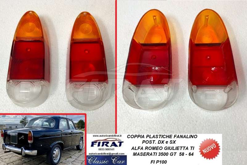 PLASTICA FANALINO ALFA ROMEO GIULIETTA TI-MASERATI 3500 (P100)